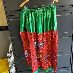 Beaded Mexican style skirt